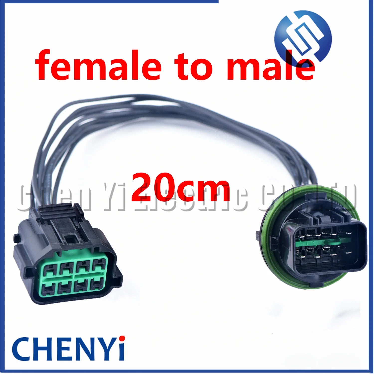 8 Pin Automotive headlight Harness plug auto waterproof connector socket HP066-08021 GL211-08021 for K2 K3 K5 Sonata MISTRA