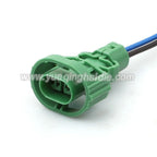 2 Pins 2.8mm Automobile AC Assembly Plastic Waterproof Wire Harness Socket with Cables Car Electrical Connector