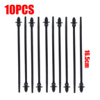 100/10pcs Nylon Self Locking Zip Tie Car Engine Bay Wiring Loom Retainer Clip Screw Mount Fastener Universal Car Wire Management