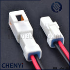2 3 4 6 8 Pin JWPF-VSLE-S JWPF-VSLE-D Auto Waterproof Electronic Connector Wire Harness Butt Plug JST-02T 02R For JST