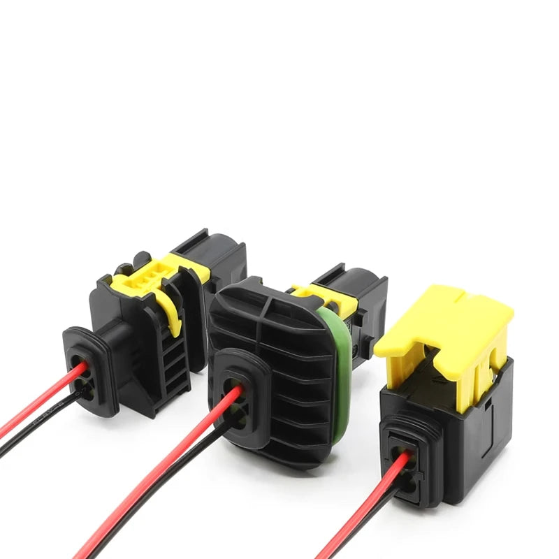 2-hole new energy car connector harness plug 1-1418483-1 Waterproof car connector plug 1-1703839-1 1-1703841-1