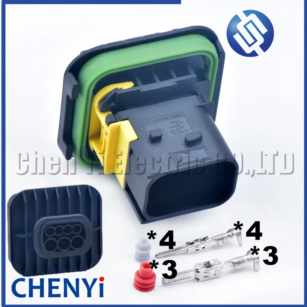 7 Pin 1-1418480-1 Waterproof Heavy Duty Truck Sealed Plug Automotive Socket 1-1703648-1 1670364-1 1670057-1 1-1670214-1