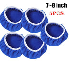 5-10inches Car Waxing Sleeves Microfiber Polisher Lint-free Cloth Covers Polishing Hood Car Paint Care Cleaning Maintenance Tool