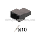 10-PIN Unsealed Automobile Electric Cable Connector 1.5mm Series Male Female Connectors Cable Plug For Toyota 7289-7613-30