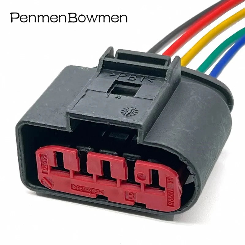 1 Set 5 Pin Car Air Flow Electrical Cable Connectors Waterproof Female Wire Harness Plug 1J0973775A