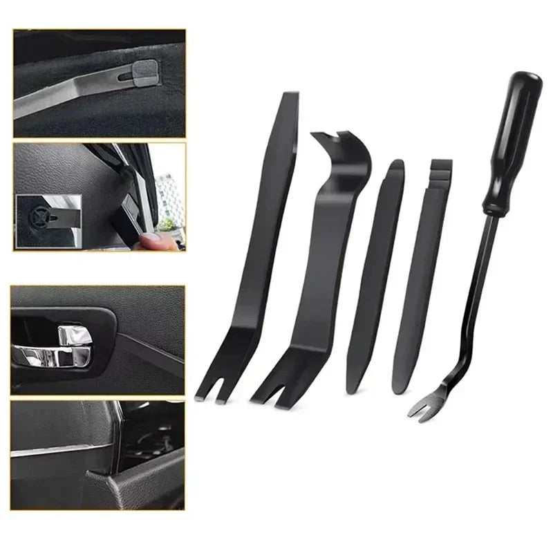 Car Door Panel Removal Tool Set Audio Video Dashboard Clip Installer Prying Navigation Disassembly Kit Automobile NailPull Amagi