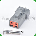 2-Pin Connector Connector series Automotive waterproof connector DTP06-2S DTP04-2P