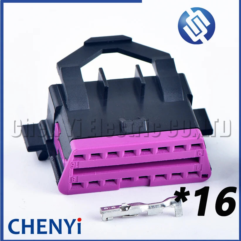 16 Pin Automotive OBD OBD2 Computer diagnostic detection Plug Socket Wiring Harness Connector 3A0972695A 8D0972695H