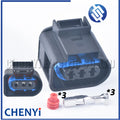 3 Pin female Auto waterproof connector High pressure oil pump Wire harness Plug 4D0 971 993A 4D0971993A 4D0971993