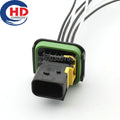 8 Pin Connector Waterproof 1.5mm Series Male Connector Cable Plug Motorcycle Electrical Harnesses 1-1564416-1