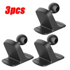 Car Phone Black Holder Sticky BaseBendable Design Can Be Adapted To A Variety of CurvatureSoft Rubber MaterialBall Head17mm