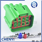 12 Pin 0-1452299-1 0-1452300-1 Female HeadLamp Light Harness Assembly Connector Plug For Volvo Land Rover S40 S60 S80L XC90 XC60