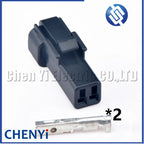 5 sets Black 2 Pin miniature Automotive Waterproof Cable Connector Male or Female Butt Plug 02R-JWPF-VSLE-S 02T-JWPF-VSLE-S
