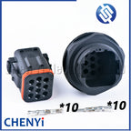 10 Pin Male or Female Waterproof Automobile Connector Electronic Plug 132010-001 132010-000 With Pins