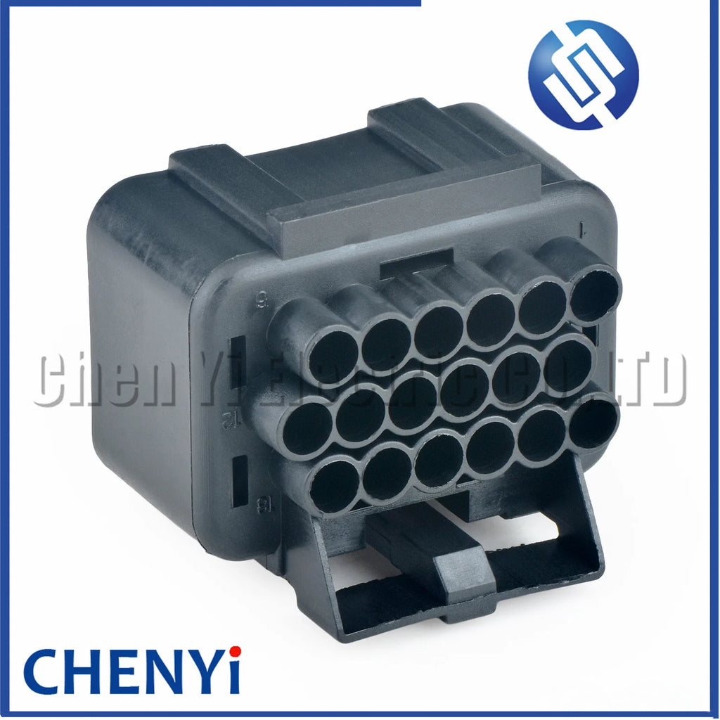 18 Pin female Automotive waterproof connector 344106-1 344107-1 For Hyundai excavator computer board harness plug
