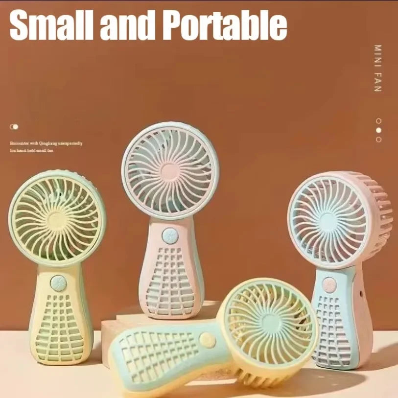 Motorcycle Portable Mini Fan Handheld Fan Lightweight Handy Fan Pocket Size Low Noise Small Electric Student Gift Outdoor Amagi