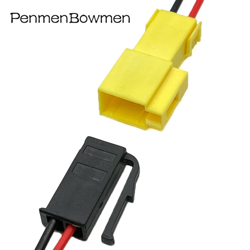1 Set 2 Pin 2.8mm Car Inner Chamber Light Electrical Cable Connectors Female Male Wire Harness Plug 191906231A 1H0906712