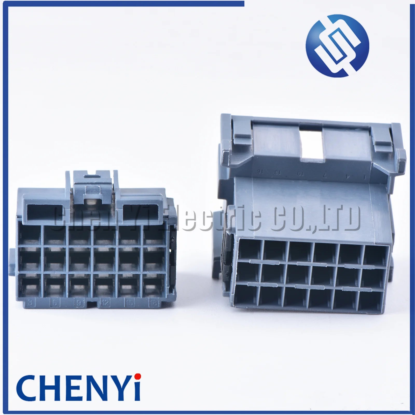 1 set 18 Pin Car grey Connector Male Female Quick Connector Car Harness Connector Plug 1-967624 1-967629 With Pins