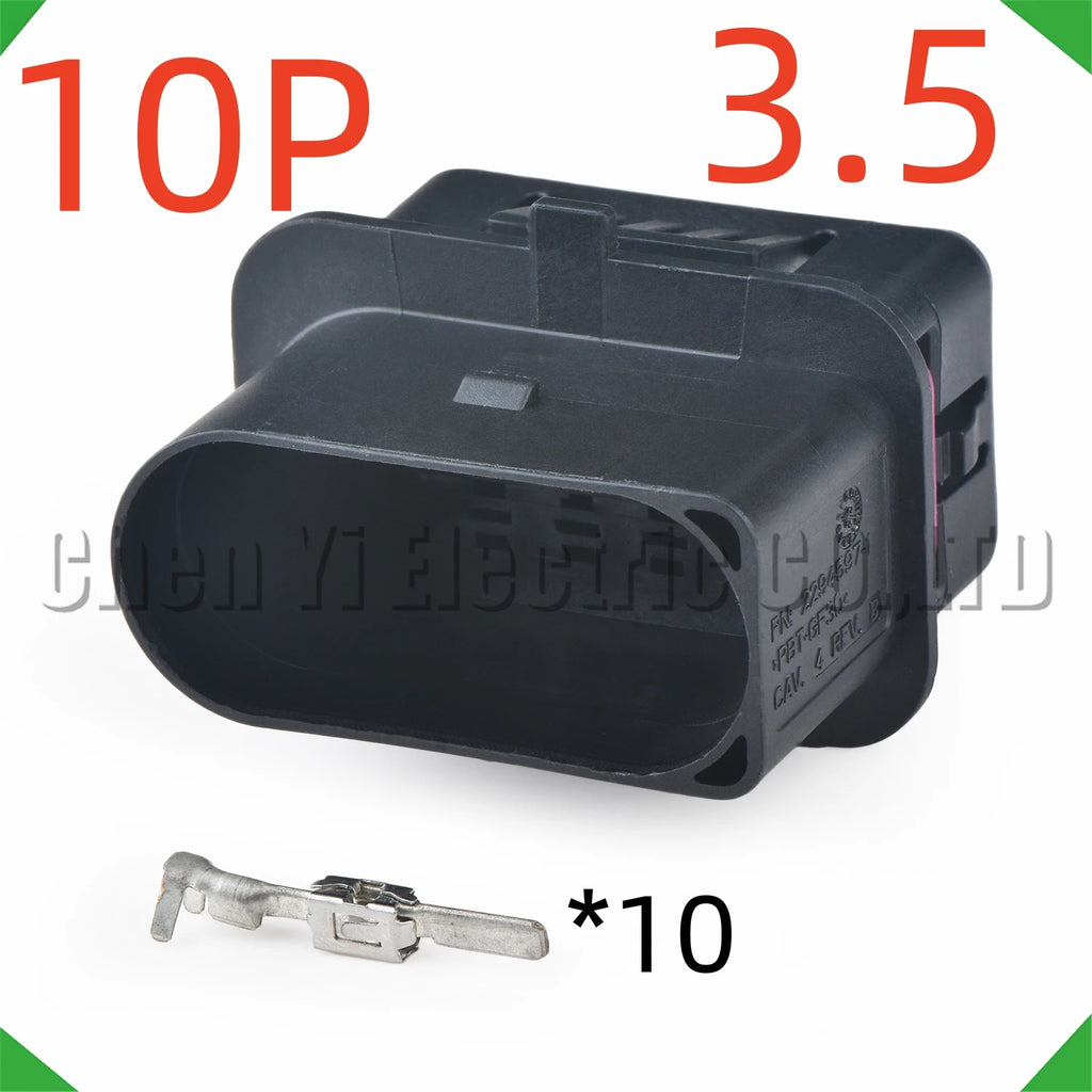 10-Pin Auto Connector Automotive Connectors Halogen headlights harness 1J0973835 1J0973735
