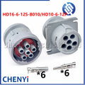 6 Pin 2.5mm series waterproof connector Plug HD16-6-12S-B010 HD10-6-12P HD10-6-12P-L HD10-6-12P-RU HD10-6-12P-AS For DEUTSCH