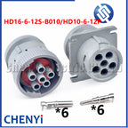6 Pin 2.5mm series waterproof connector Plug HD16-6-12S-B010 HD10-6-12P HD10-6-12P-L HD10-6-12P-RU HD10-6-12P-AS For DEUTSCH