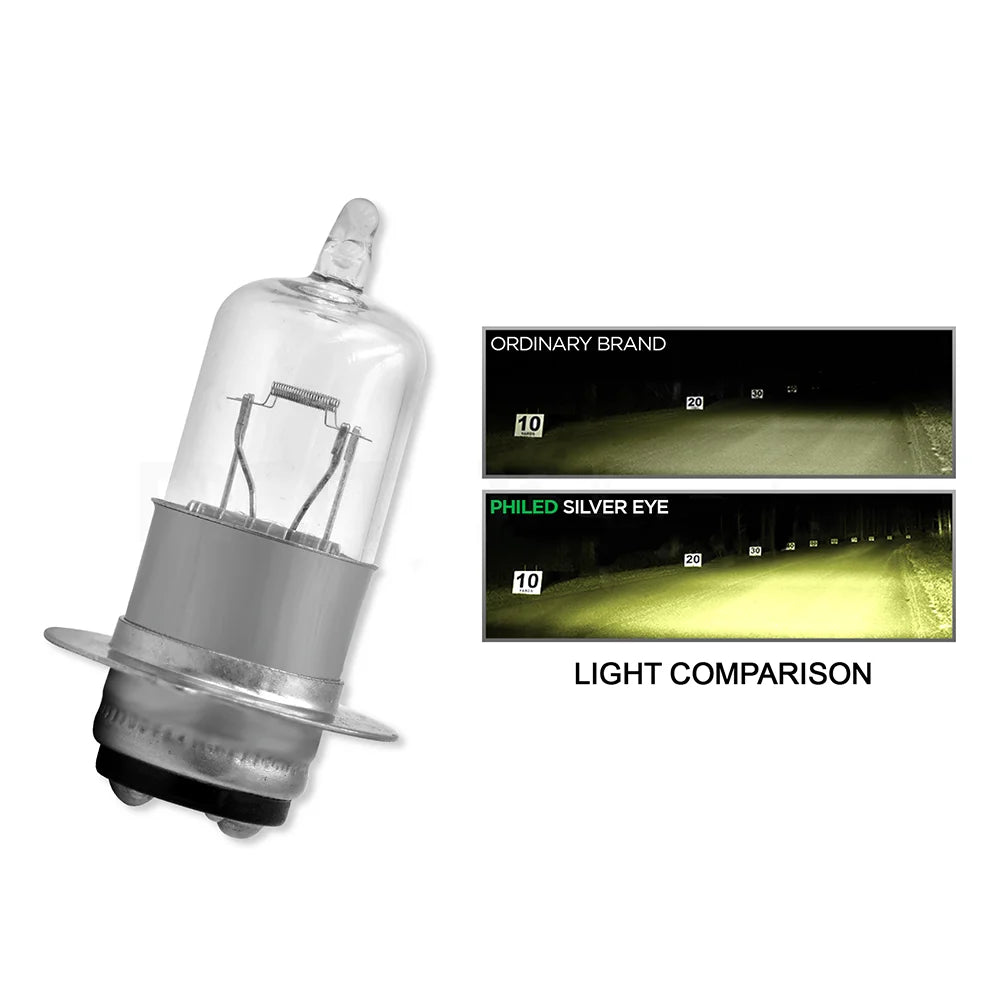 35W Motorcycle Headlight Halogen Bulb 12V Halogen Bulb 12V Super Bright H6 T19 P15D Motorcycle Headlight Bulbs Lamp