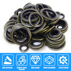 Non-Slip Car High Pressure Fuel Line Drain Plug Gasket Universal Oil Pan Gaskets Accessories Seal M6/M8/M10/M12/M14/M16/M18/M20