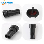 5set 282104-1 282080-1 Automotive waterproof connector 2p AMP connector DJ7021-1.5-11/21