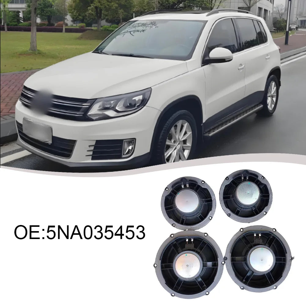 1 PC Car Rear Front  Door Speaker Subwoofer 5NA035454 5NA035453 For  Tiguan 2 II 2017-2019 Replacement Plastic Car Interior Part
