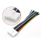 Car audio dsp power amplifier, four-channel car audio processor, power speaker, plug and wiring harness