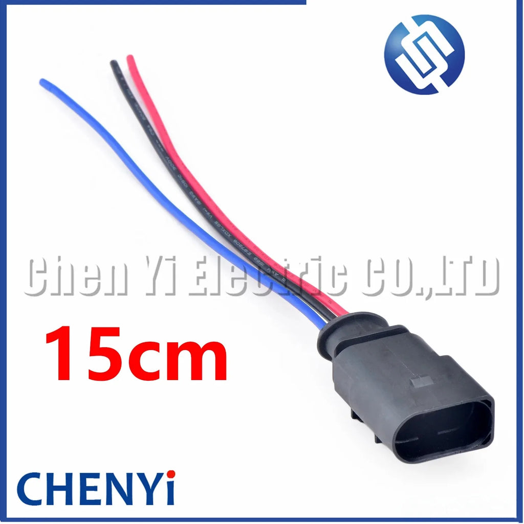 3 Pin 1.5mm auto waterproof Air-Condition pressure switch Temp sensor Reversing radar wires Plug 1J0973803 1J0973703 1J0 973 703
