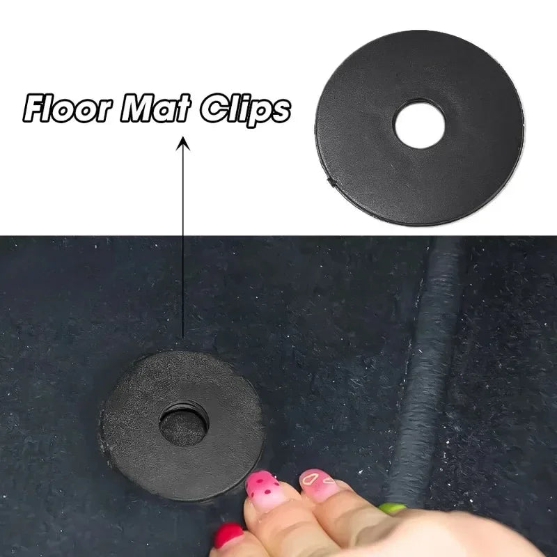 Car Carpet Floor Mat Clips Fastener Clamps for VW Passat Polo Golf Jetta Audi A1 A3 A4 A6 Skoda Octavia A5 A7 Seat Accessories