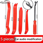 5Pcs/set DIY Accessories Car Buckle Car Audio Disassembly Tool Door Panel Interior Disassembly Driver Pry Bar