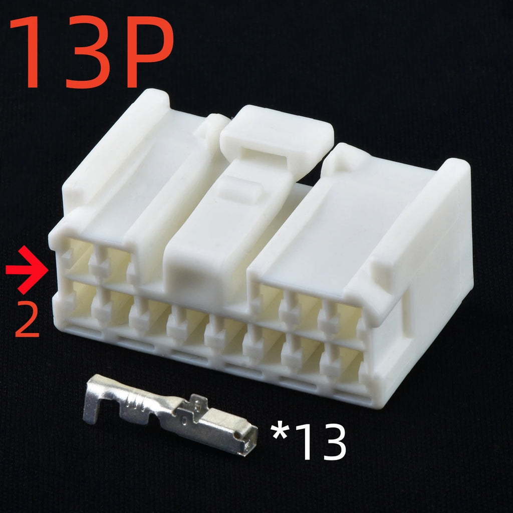 13 Pin Automotive Connectors mid amplifier Wire harness plug 7283-1730 1300-4682 90980-...