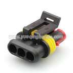 AMP 3Pin ConnectorS Waterproof 1.8mm Male Female Connector Automotive Wiring Harness Cable Socket 282105-1 282087-1