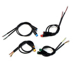 5/20/100 PCS M6 M8 Julet Sensor Waterproof Electric Bicycle Butt Joint Plug Male Female Ebike Display Cable Connector With Wire
