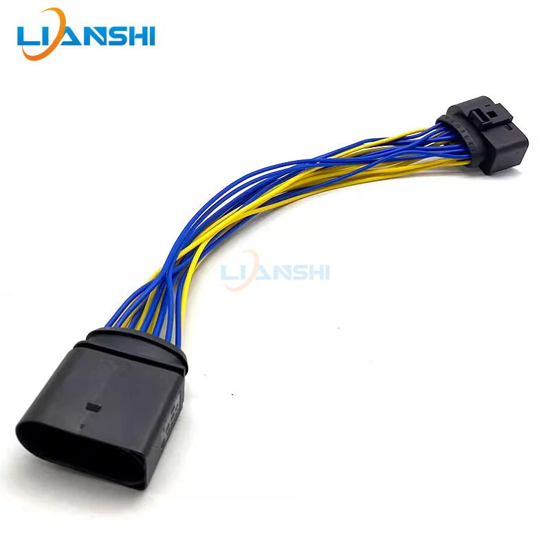 Suitable for Audi A4 A6L Q5 Q7 car xenon headlight assembly wiring harness plug and socket 14P extension wiring harness