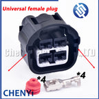 4 Pin Auto connector Water tank air conditioning motor fan Plug 7282-7043-30 7283-7043-30 DJ7041Y-4.8-11/21 For Toyota Suzuki