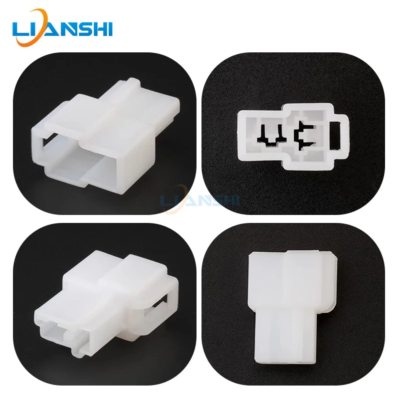 6070-2471 6070-2481 Car connector 2-hole 2p wiring harness plug with terminal DJ7022A-6.3-11/21