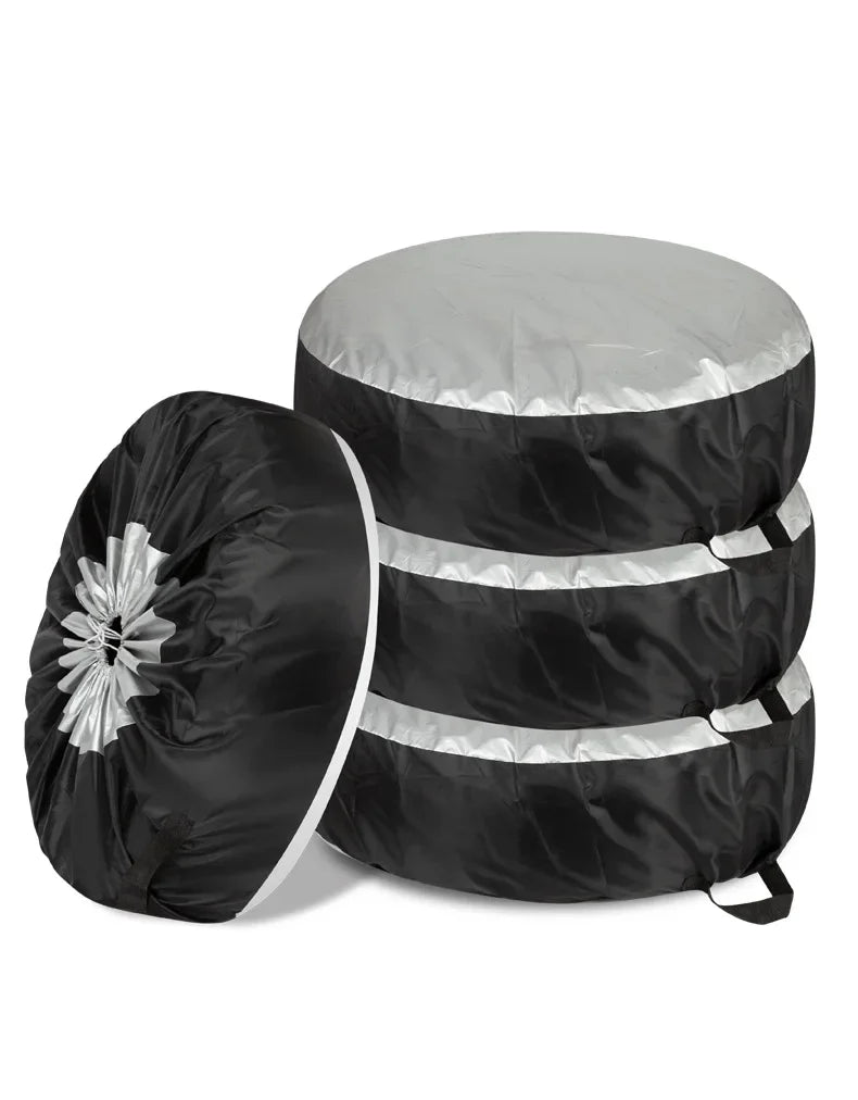 Spare Tire Cover Auto Vehicle Wheel Protector 13-19/19-23inch Case Polyester Car Tyre Storage Bags Cars Wheel Protection Amagi