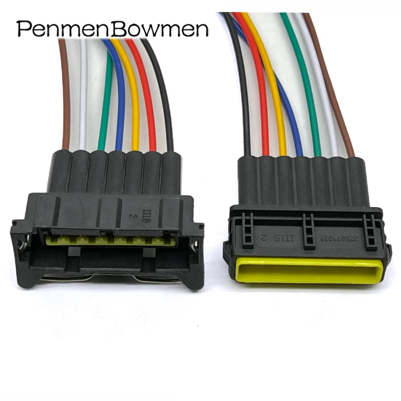 1 Set 7 Pin 325971921 Car Engine Electrical Cable Connectors Waterproof Female Male Wire Harness Plug 1111700735GC001