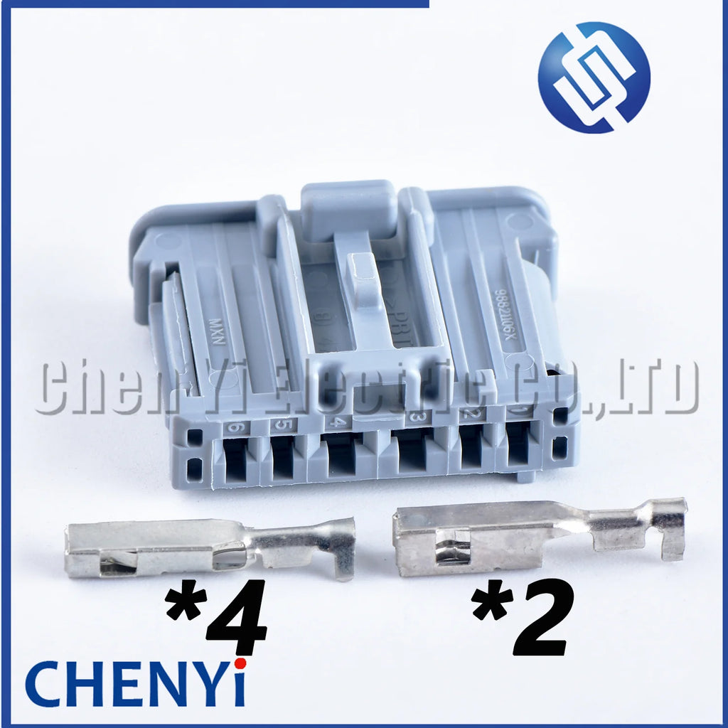 6 Pin Car Rear Tail Lights Lamp harness Plug 98821106X 988211068 01040409329 For Peugeot 207 307 308 508 Citroen C2 C5 C3-XR