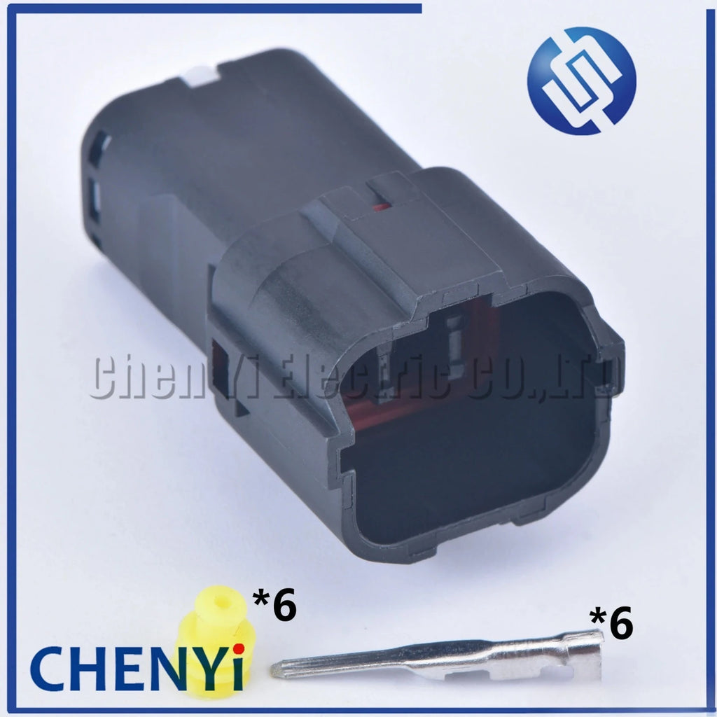 6 Pin MG640337 MG610335 Auto Waterproof tail light plug Light Lamp Socket Connector 7222-7484-40 for Buick Ford