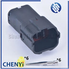 6 Pin MG640337 MG610335 Auto Waterproof tail light plug Light Lamp Socket Connector 7222-7484-40 for Buick Ford