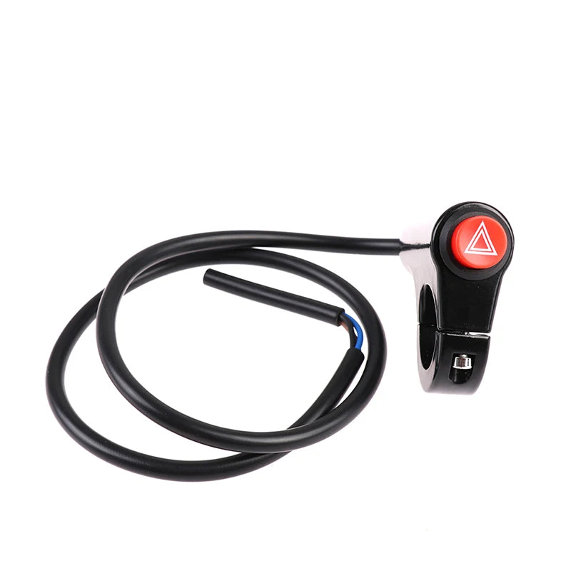 Motorcycle Switch Hazard Light Switch Button Electric Vehicle Double Flash Warning Emergency Lamp Signal Flasher