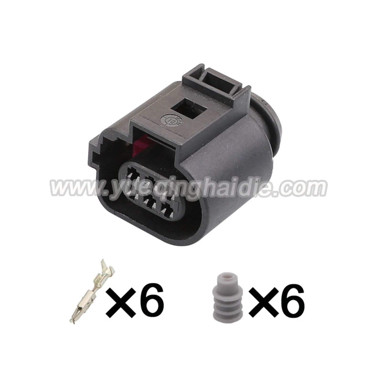 6 Pin Connector Waterproof 1.5mm Male Female Connector Automobile Wiring Harness Cable Socket for Audi VW 42121200 1J0973713G