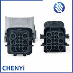 16 Pin Automotive waterproof connector Car Automotive headlight engine front bumper assembly harness Plug 1743350-2 1743354-2