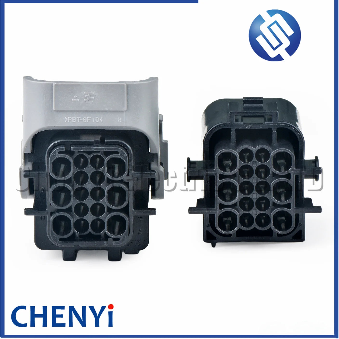 16 Pin Automotive waterproof connector Car Automotive headlight engine front bumper assembly harness Plug 1743350-2 1743354-2