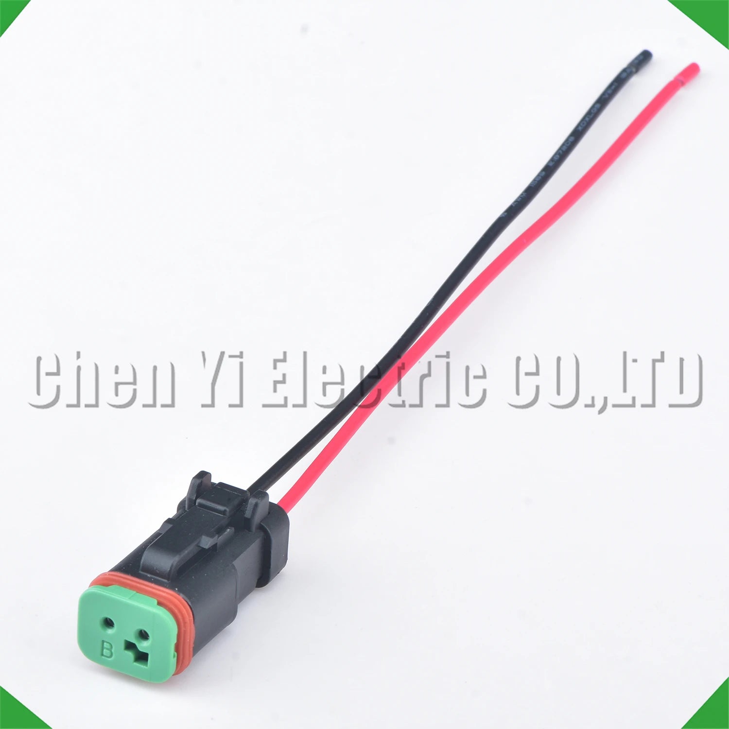 2-Pin Wire Harness Harness Waterproof Connector excavator headlight headlight