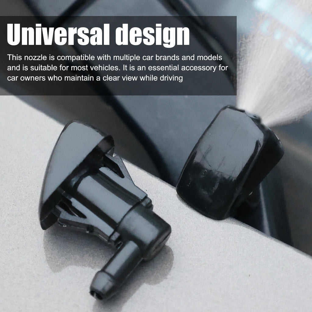 10/1Pcs Car Windshield Wiper Washer Spray Nozzle for Most Car Model Auto 3 Holes Windshield Washer Nozzles Wiper Water Spray Jet